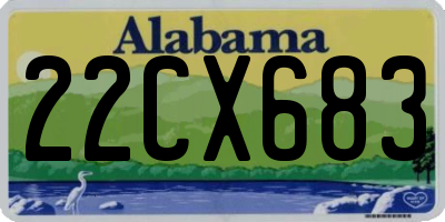 AL license plate 22CX683