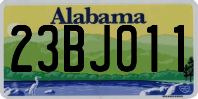 AL license plate 23BJ011
