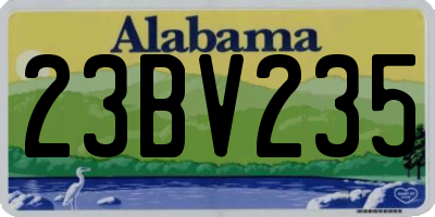 AL license plate 23BV235