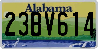 AL license plate 23BV614