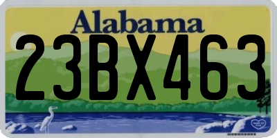 AL license plate 23BX463
