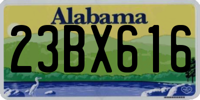 AL license plate 23BX616