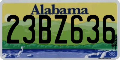 AL license plate 23BZ636