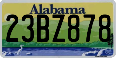 AL license plate 23BZ878