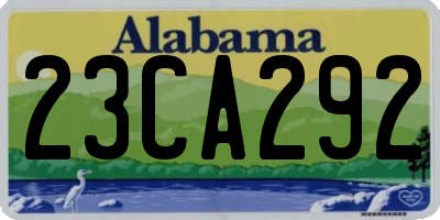 AL license plate 23CA292