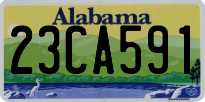 AL license plate 23CA591