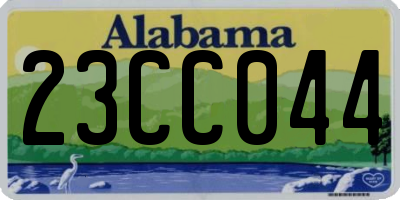 AL license plate 23CC044