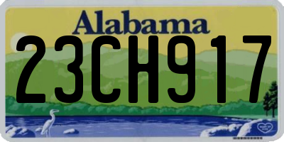 AL license plate 23CH917