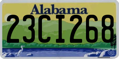 AL license plate 23CI268