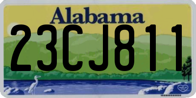AL license plate 23CJ811
