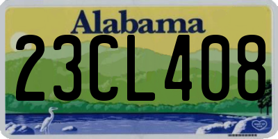 AL license plate 23CL408