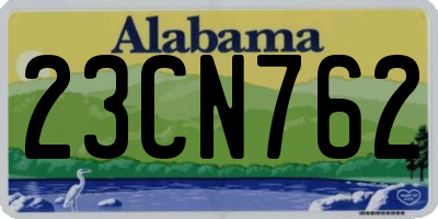 AL license plate 23CN762