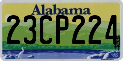 AL license plate 23CP224