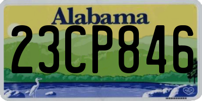 AL license plate 23CP846