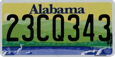 AL license plate 23CQ343