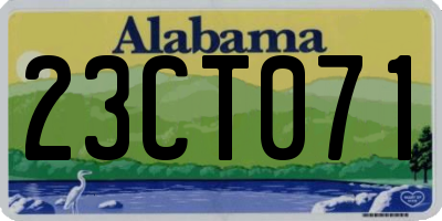 AL license plate 23CT071