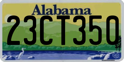 AL license plate 23CT350
