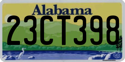 AL license plate 23CT398
