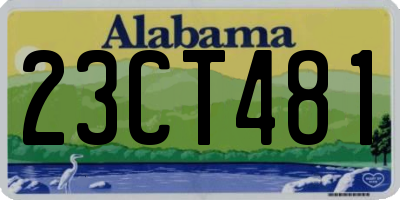 AL license plate 23CT481