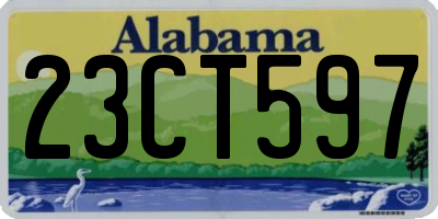 AL license plate 23CT597