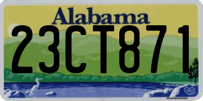 AL license plate 23CT871