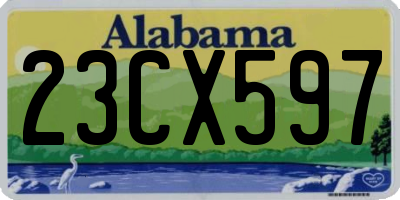AL license plate 23CX597