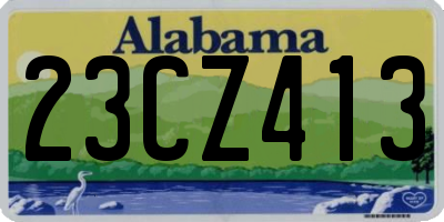 AL license plate 23CZ413