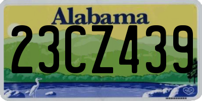 AL license plate 23CZ439