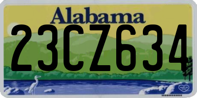 AL license plate 23CZ634