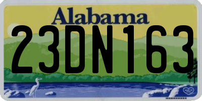 AL license plate 23DN163