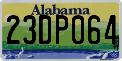 AL license plate 23DP064