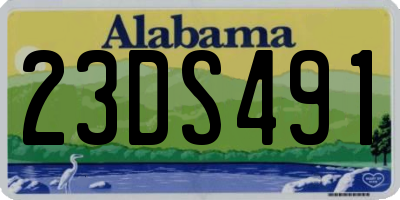AL license plate 23DS491