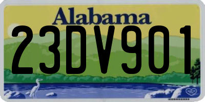 AL license plate 23DV901