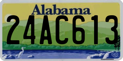 AL license plate 24AC613