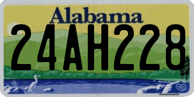 AL license plate 24AH228
