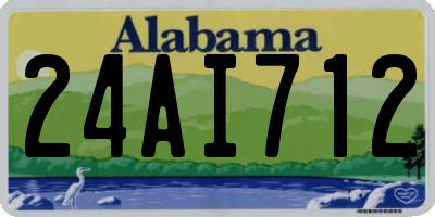 AL license plate 24AI712