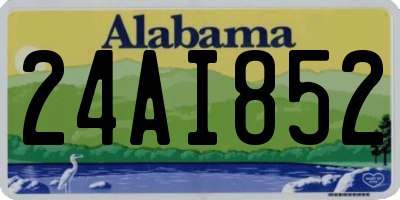 AL license plate 24AI852