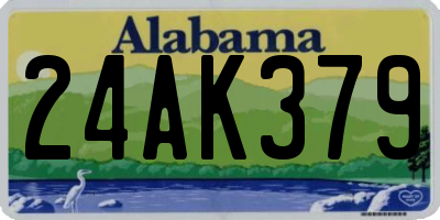 AL license plate 24AK379