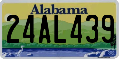 AL license plate 24AL439