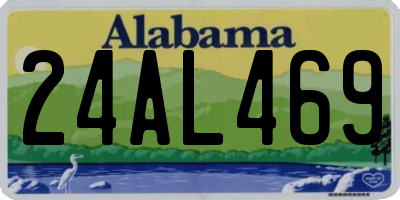 AL license plate 24AL469