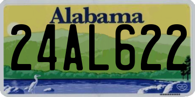 AL license plate 24AL622