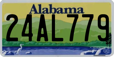 AL license plate 24AL779