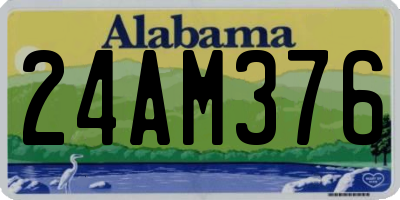 AL license plate 24AM376