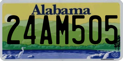 AL license plate 24AM505