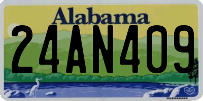 AL license plate 24AN409