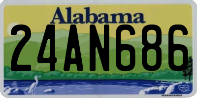 AL license plate 24AN686