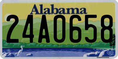 AL license plate 24AO658