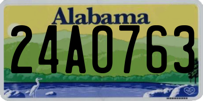 AL license plate 24AO763