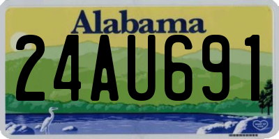 AL license plate 24AU691