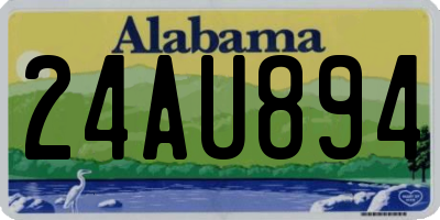 AL license plate 24AU894